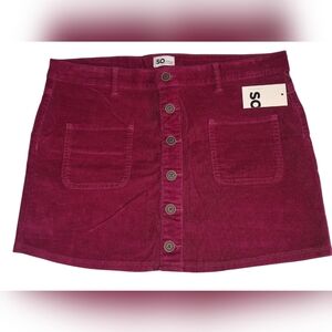 4 For $25 SO Women's Dark pink skirt